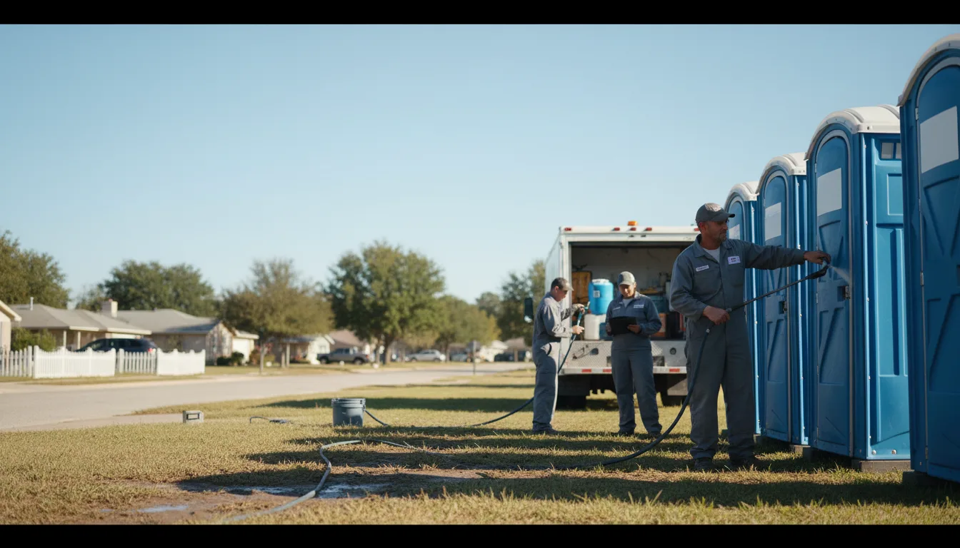 Long-Term Portable Toilet Rental in Lebeau, LA near me